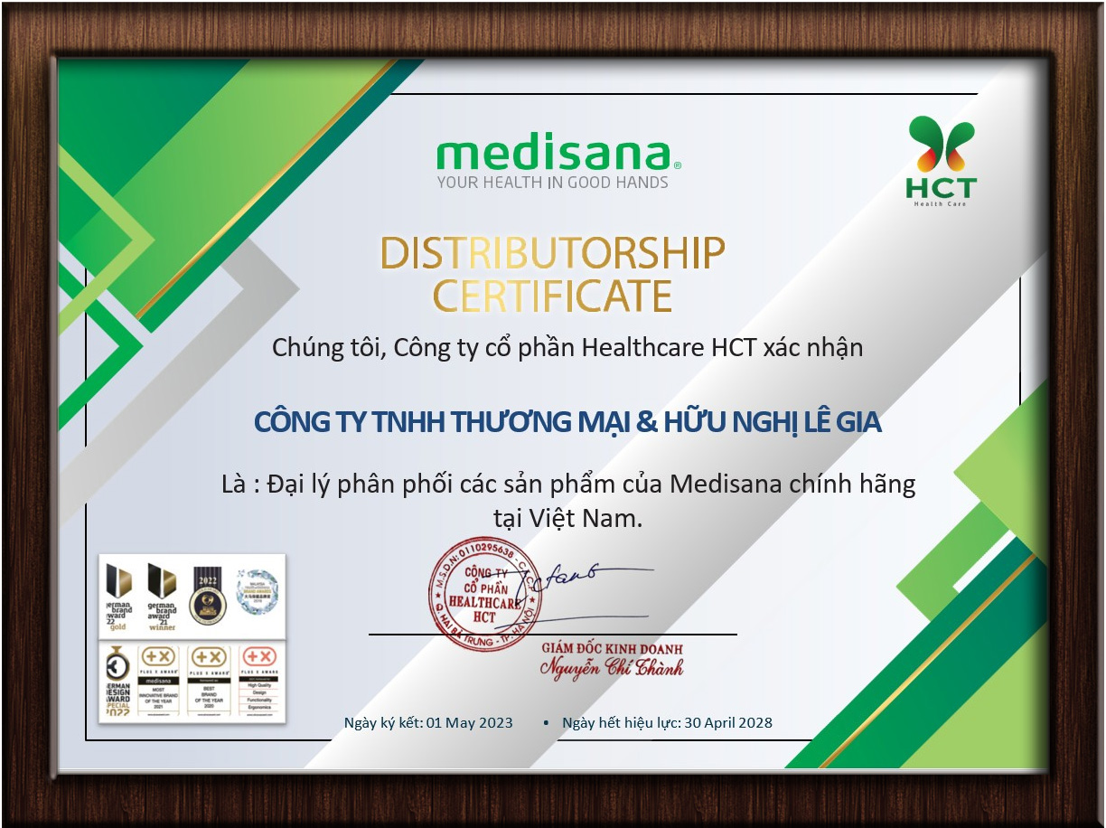 Chứng nhận Mediasana